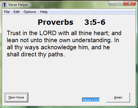 verse helper screenshot